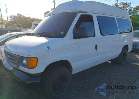 2006 Ford E-250 Commercial/Recreational из США, поврежденный, VIN 1FTNE24W66HA88905